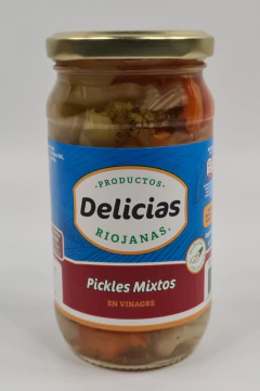 Pickles mixtos en vinagre DELICIAS RIOJANAS 200gr