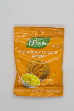 Condimento para arroz ALICANTE 25gr. CAJA DE 5 UNIDADES.