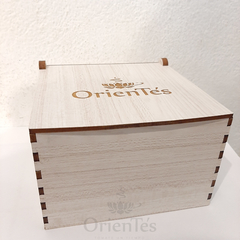 Caja de madera OrienTés con 4 divisiones