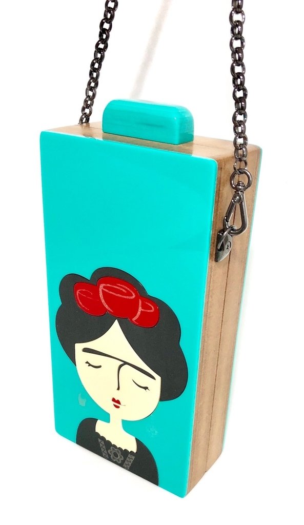 frida kahlo clutch bolsa