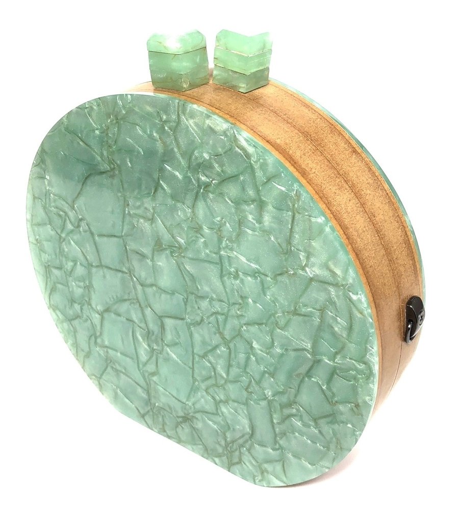 clutch verde festa