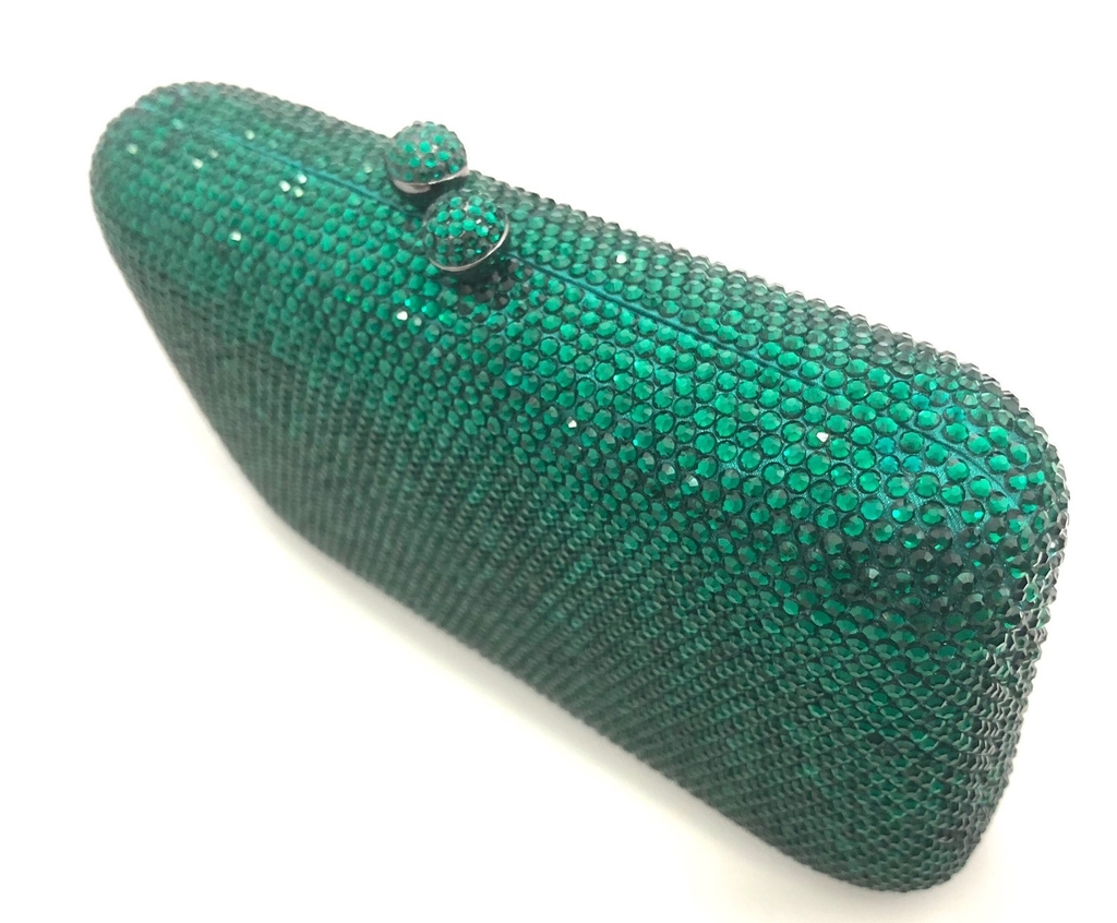 clutch verde esmeralda