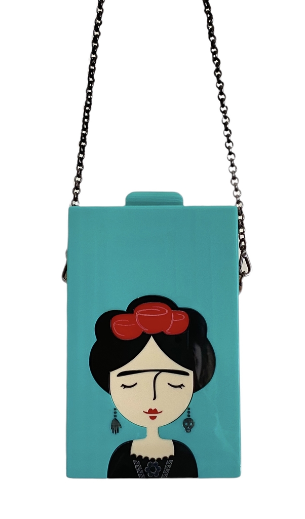 frida kahlo clutch bolsa