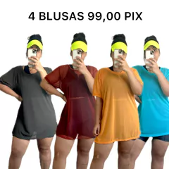 combo de 4 blusas