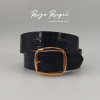 LEATHER BELT "CORA - Black"