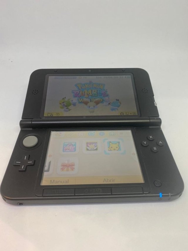 Nintendo 3ds Xl Azul Flasheada Con Juegos Y Funda Semi Nueva