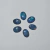 Lote Opalas Doublets 6.9cts - 6 Unidades - Opal Prime Brazil