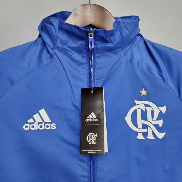 Jaqueta Corta Vento - Adidas - Flamengo - Azul