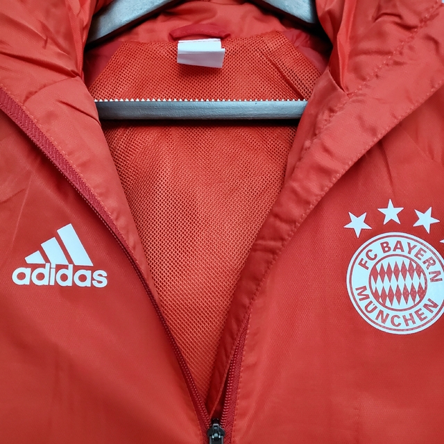 corta vento adidas vermelho