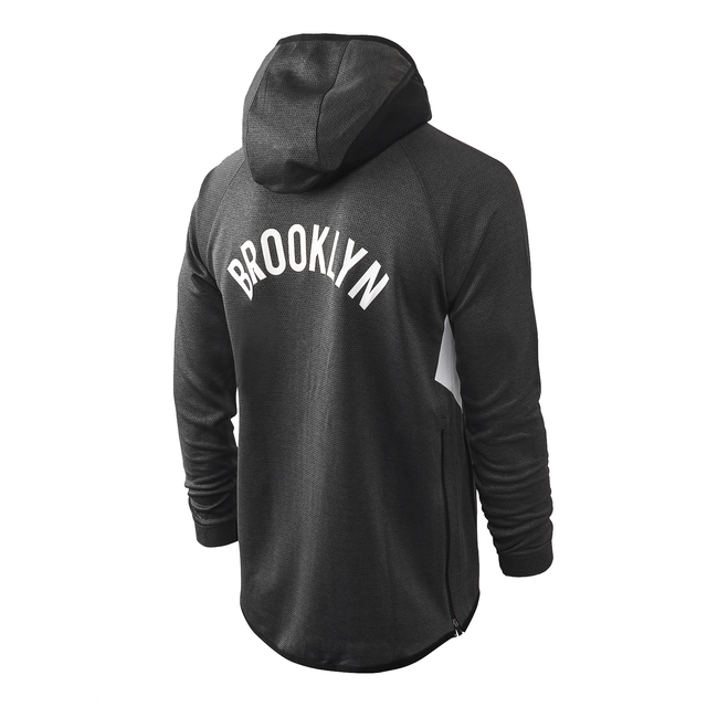 brooklyn nets nike showtime city edition thermaflex moletom com capuz