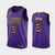 Regata NBA Nike Swingman - Los Angeles Lakers Roxa 18-19 - Davis #3