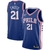 Regata NBA Nike Swingman - Philadelphia 76ers Azul - Embiid #21