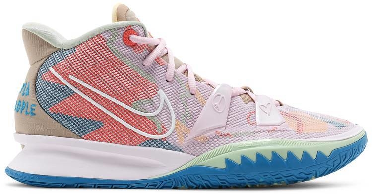 kyrie pink and white
