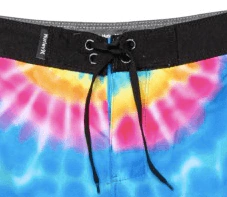 Malla "Hurley" - Surfer batik multicolor con cintura negra en internet