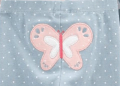 Conjunto "Carter´s" - 3 piezas rosa y celeste mariposas "Sweet Sister" - comprar online