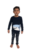Pijama "PClub" - Big Boy - Azul con tiburón