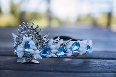 Blue Mermaid Crown