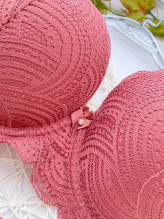 Conjunto Plus Size Ref: 6963 Rosa Fechado - Lola Store Lingerie - Loja de Moda Intima Feminina, Conjunto Lingerie
