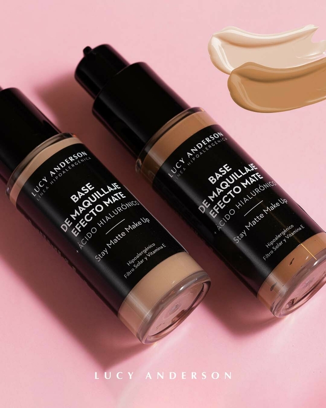 Bases de Maquillaje Efecto Mate + Acido Hialuronico LUCY ANDERSON