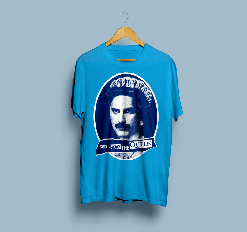 CAMISETA GOD SAVE THE QUEEN - Comprar en Loja Vortex