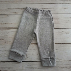 Pantaloncito de interlock gris 100% algodón