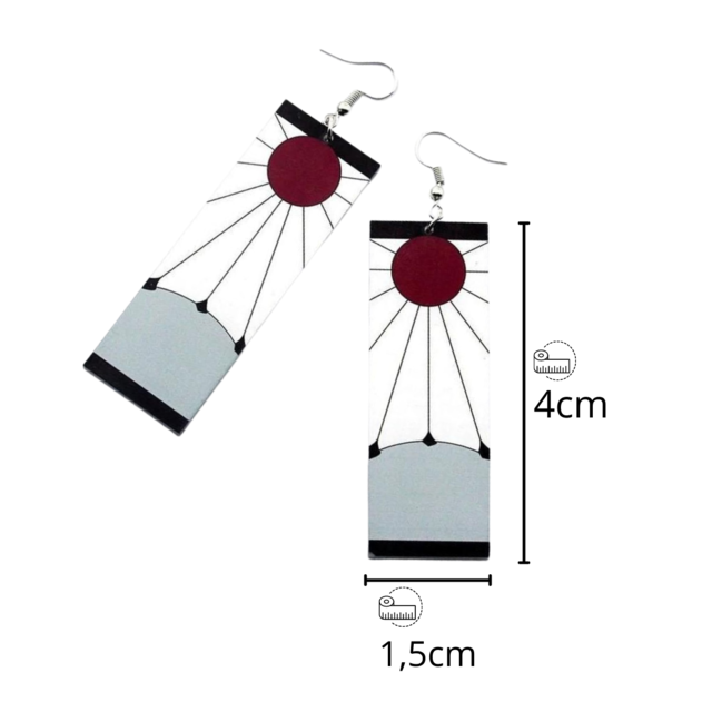 Brinco Tanjiro Kamado - Kimetsu No Yaba Demon Slayer Premium