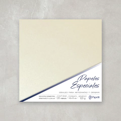 Crema Perlado 15x15 cm en 120g