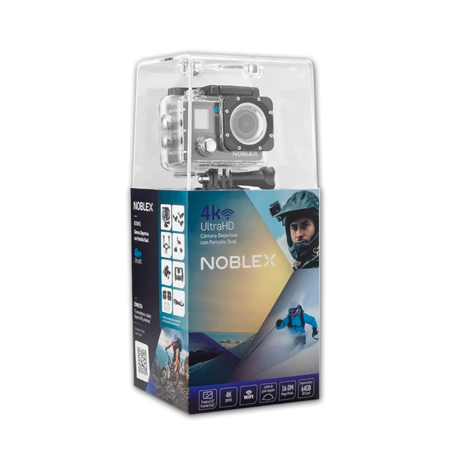 Cámara Deportiva 4K | Noblex Acn4k1 Sensor Sony LCD
