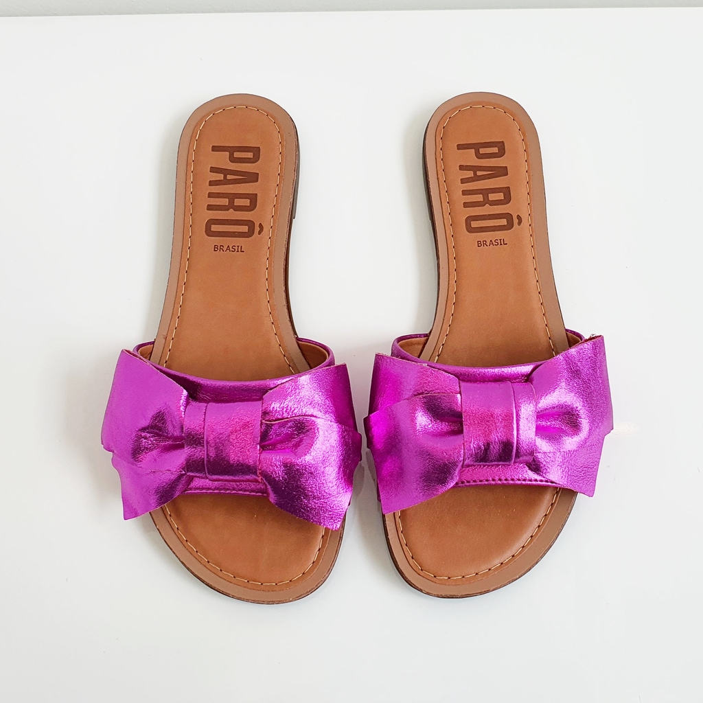 RASTEIRA PARÔ LAÇO PINK METALIZADA - Loja Cléo