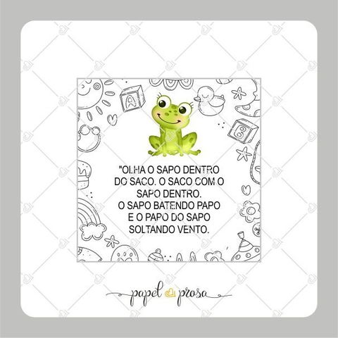 Kit Jodo da Memória Bichinhos - Waffer Card - 12 peças Cortadas - Tamanho  cada peça 3 cm Quadrado