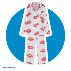 Pijama Boca Vermelha - Manga Longa e Calça na internet