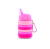 Botella de Silicona Footy plegable rosa - comprar online