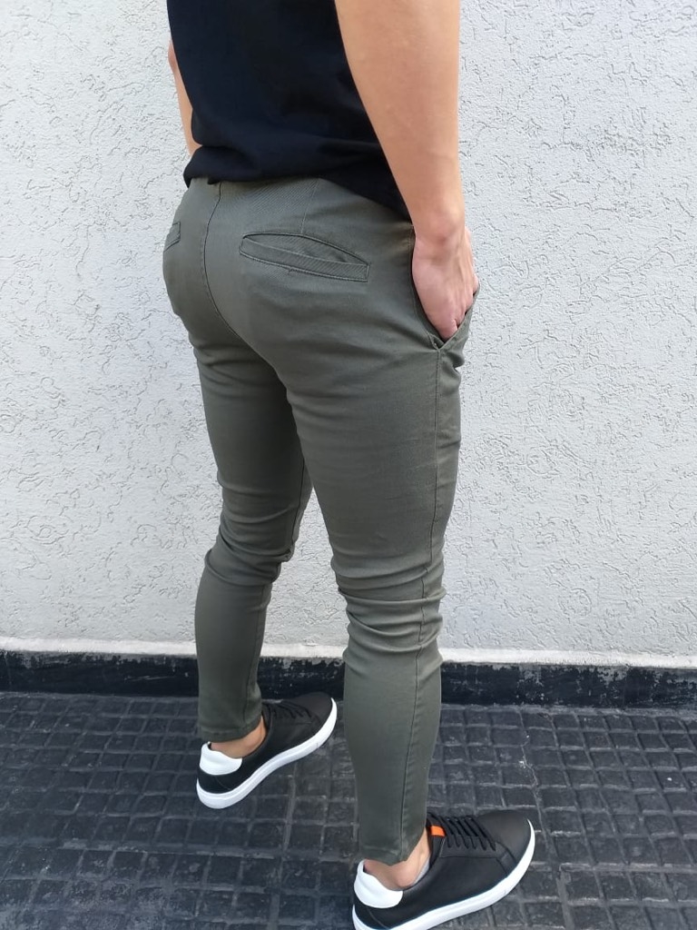 Chino Gabardina Verde - Comprar en The New Classic