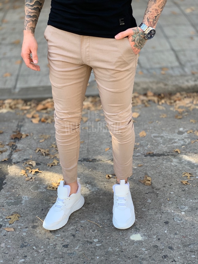 Chino de Bengalina Beige - Comprar en The New Classic