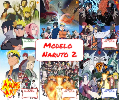 Separadores de Materias N°3 x6 - Naruto Shippuden Mod 2 - comprar online