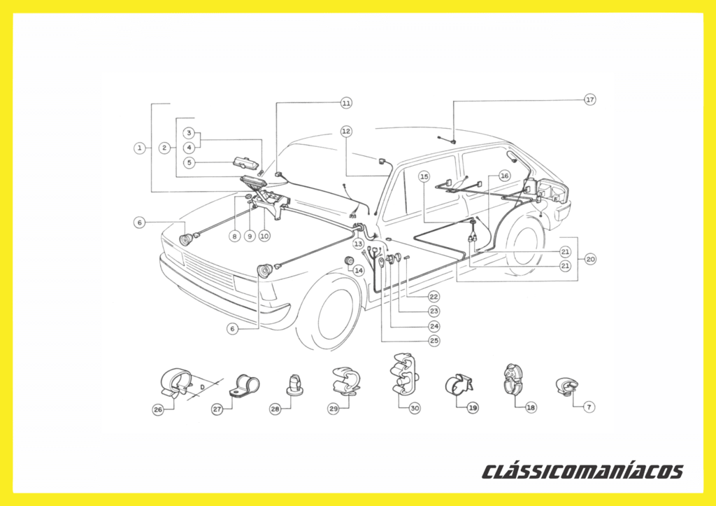 Catálogo Peças Fiat 147 Spazio 1976 - 1984