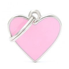 TAG PINK HEART SMALL