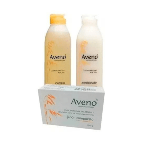 Combo Aveno Shampoo + Acondicionador + Jabon de Avena