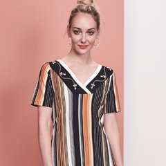 Vestido Listra decote bordado - 8514 - comprar online