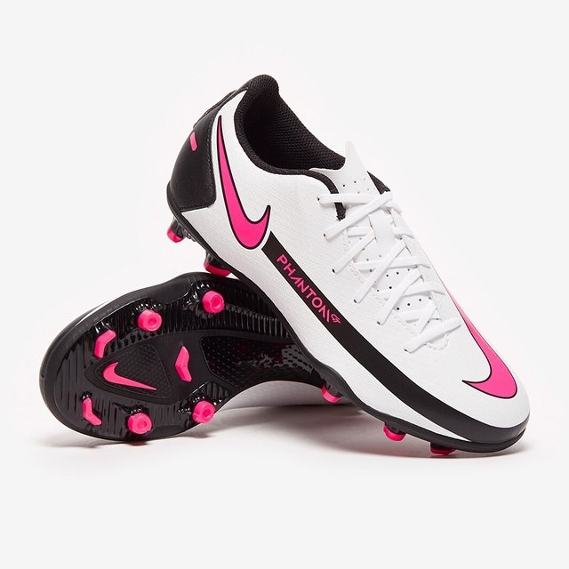 NIKE BOTIN PHANTOM GT CLUB FG JR BCO/NGO/RSA
