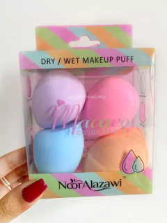 Set de 4 esponjas para maquillaje tonos pastel Set de 4 esponjas para maquillaje tonos pastel