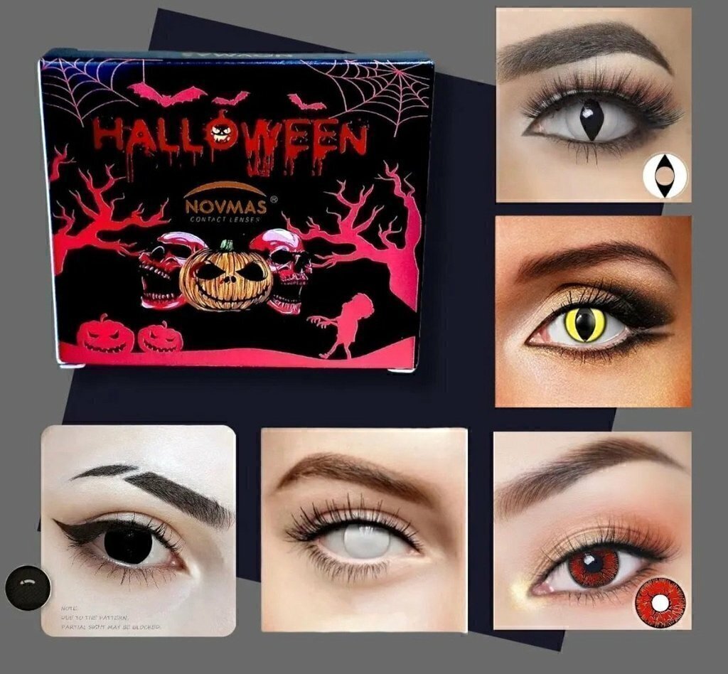 Lentes de contacto halloween fantasia - Beauty Make Up