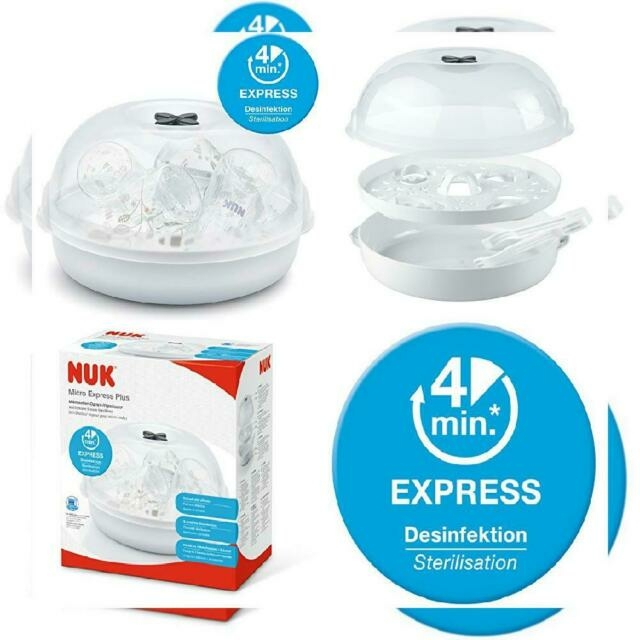 NUK Micro Express Plus Microwave Steam Baby Bottle Steriliser |  rentcarmarbella.com