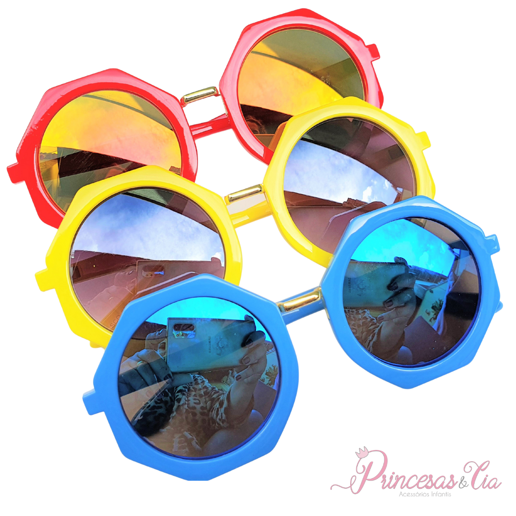 Óculos de Sol Octagonal - Comprar em Princesas & Cia