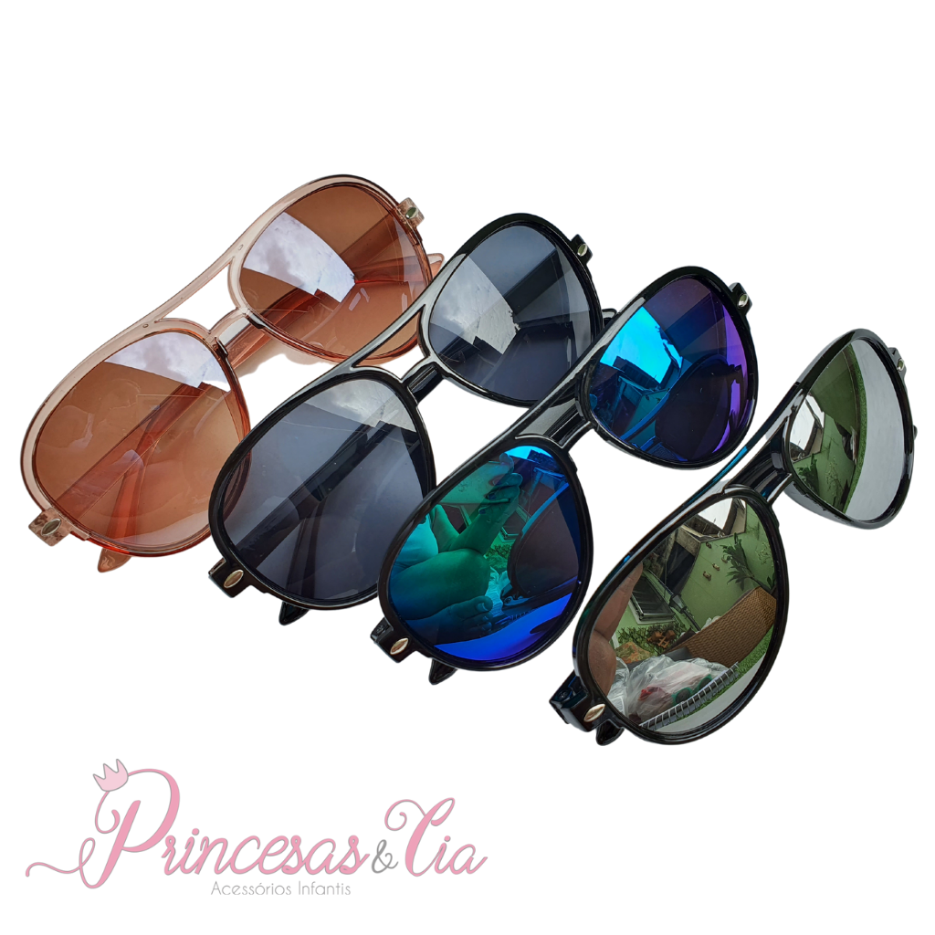Óculos de Sol Aviador - Comprar em Princesas & Cia