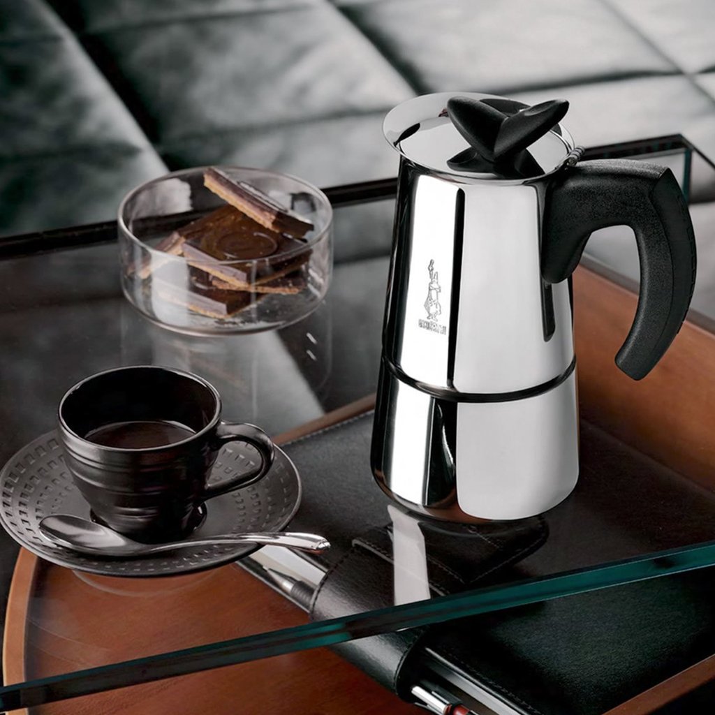 Cafetera 6 Pocillos Moka Express Bialetti NEGRA