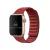 Pulseira Elos Couro Vermelha Compatível Com Apple Watch