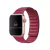 Pulseira Elos Couro Rose Red Compatível Com Apple Watch