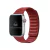 Pulseira Elos Couro Vermelha Compatível Com Apple Watch na internet