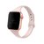 Pulseira Sport Slim Silicone Rosa Areia Compatível com Apple Watch